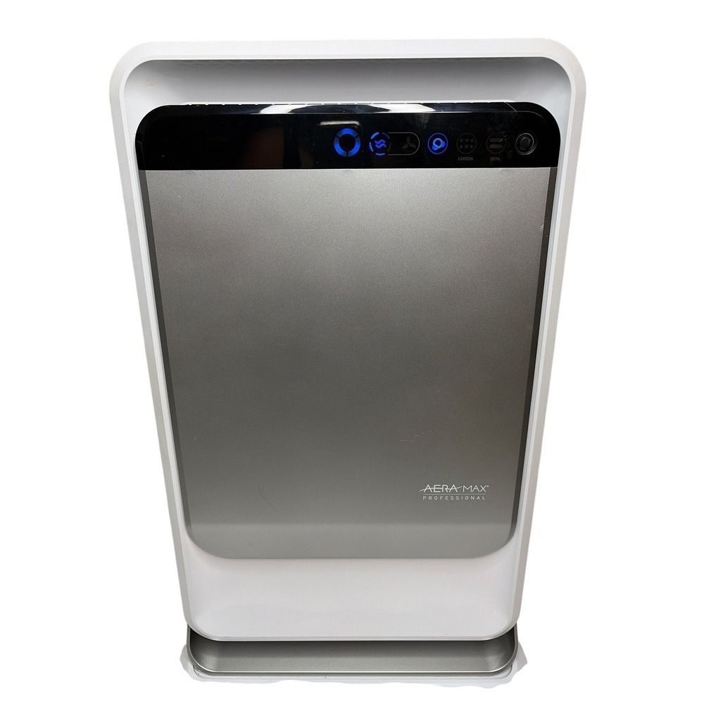 Fellowes AeraMax Professional AM II Air Purifier Silver White With Stand